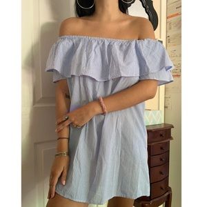 ZARA Off the Shoulder Summer Dress